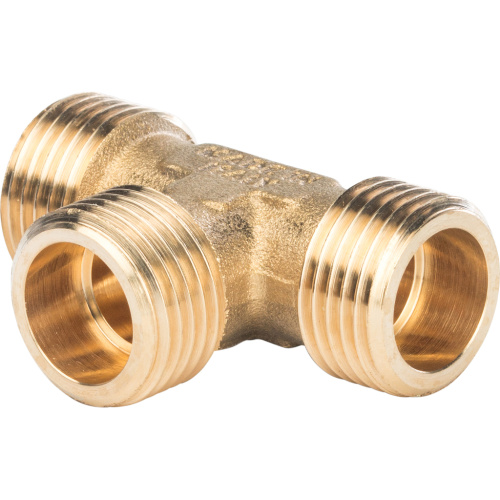 Тройник Stout 1/2"ННН латунь SFT-0017-121212
