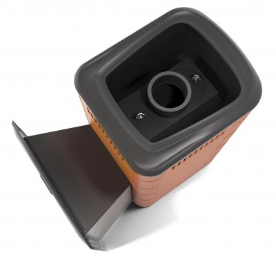 Банная печь Каронада Heavy Metal Витра терракота Банная печь Каронада Heavy Metal Витра терракота