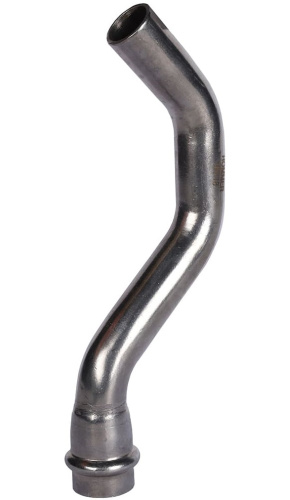 Обвод однораструбный-НПр 18 пресс, нержавеющая сталь Rommer Обвод однораструбный-НПр 18 пресс, нержавеющая сталь Rommer