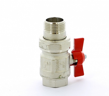 Кран шаровой 3/4"ВН с американкой, ручка бабочка ITAP Ideal 098 3/4' Кран шаровой 3/4"ВН с американкой, ручка бабочка ITAP Ideal 098 3/4'