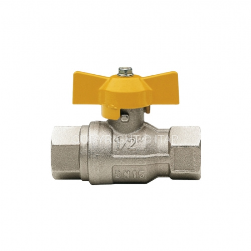 Кран шаровой 3/4"ВВ для газа, ручка бабочка ITAP Berlin 072 3/4' Кран шаровой 3/4"ВВ для газа, ручка бабочка ITAP Berlin 072 3/4'