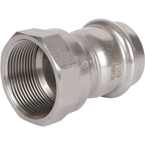 Соединитель ВПр-ВР 42x11/2" пресс, нержавеющая сталь Rommer Соединитель ВПр-ВР 42x11/2" пресс, нержавеющая сталь Rommer