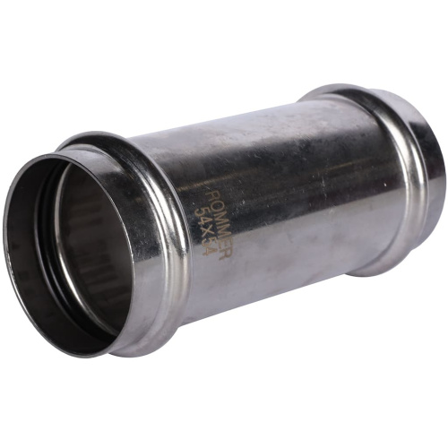 Муфта надвижная ВПр 54 пресс, нержавеющая сталь Rommer Муфта надвижная ВПр 54 пресс, нержавеющая сталь Rommer