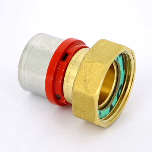 Соединитель с накидной гайкой пресс Tiemme 26x3/4"В металлопластик 1650072