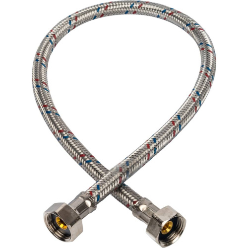 Подводка для воды 1/2" гайка-гайка, длина 80см Stout