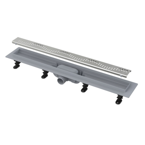 Душевой лоток Alcaplast Simple APZ8-750M, L 750 мм пластик, с решеткой из нержавеющей стали, матовый Душевой лоток Alcaplast Simple APZ8-750M, L 750 мм пластик, с решеткой из нержавеющей стали, матовый