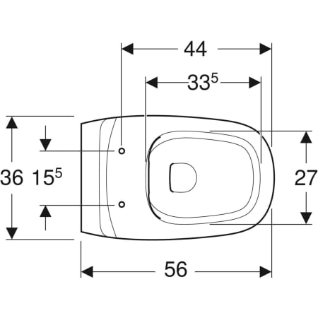 Подвесной унитаз Geberit Citterio, закрытая форма, Rimfree 500.510.01.1 Подвесной унитаз Geberit Citterio, закрытая форма, Rimfree 500.510.01.1