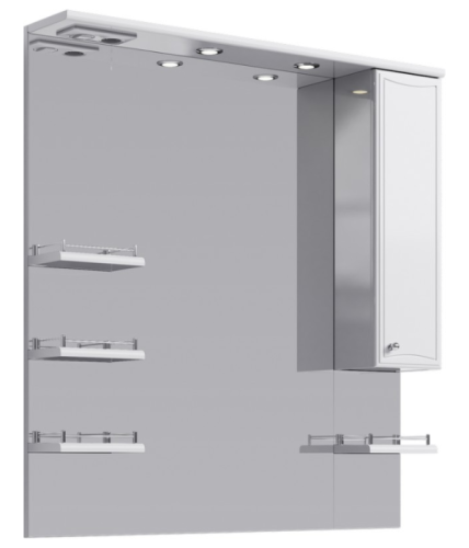 Зеркало AQWELLA Barcelona 100 белый Ba.02.10 Зеркало AQWELLA Barcelona 100 белый Ba.02.10