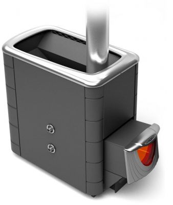 Банная печь Тунгуска XXL 2013 Inox ДНС ТО антрацит