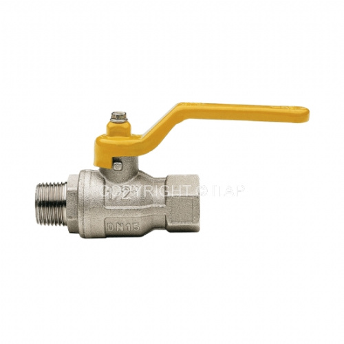 Кран шаровой 1/2"ВН для газа ручка рычаг ITAP Berlin 071 1/2' Кран шаровой 1/2"ВН для газа ручка рычаг ITAP Berlin 071 1/2'