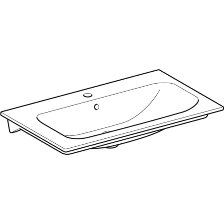 Встраиваемая раковина Geberit Renova Plan 122200000