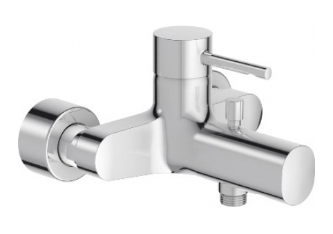 Смеситель для ванны Jacob Delafon Cuff E45532-CP хром, настенный, не повротный излив (156-168мм) Смеситель для ванны Jacob Delafon Cuff E45532-CP хром, настенный, не повротный излив (156-168мм)