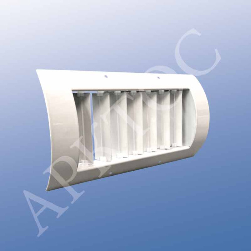 Однорядная решетка КМУ 300х100 Арктос Однорядная решетка КМУ 300х100 Арктос