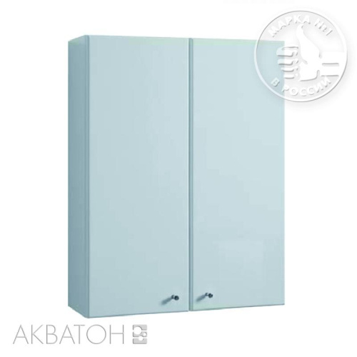 Шкаф для ванной Акватон Симпл двухстворчатый, белый, подвесной 1A012403SL010 Шкаф для ванной Акватон Симпл двухстворчатый, белый, подвесной 1A012403SL010