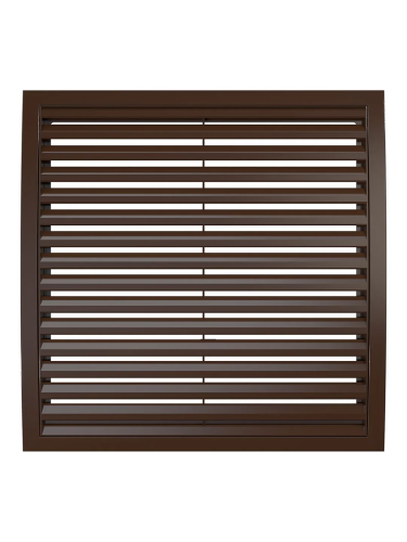 3535РРН кор, Решетка наружная ASA вентиляционная вытяжная 350х350, коричневая 3535РРН кор, Решетка наружная ASA вентиляционная вытяжная 350х350, коричневая
