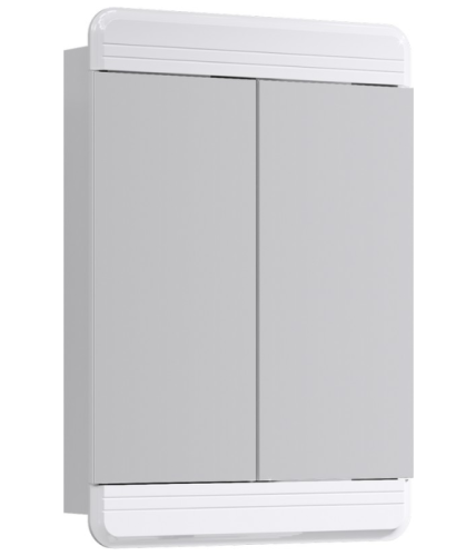 Зеркальный шкаф AQWELLA Corsica 60 белый Kor.04.06 Зеркальный шкаф AQWELLA Corsica 60 белый Kor.04.06