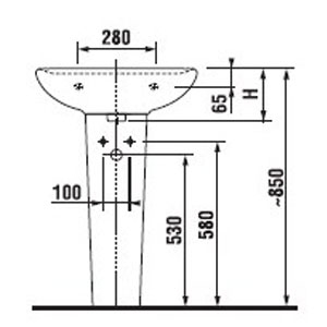 Пьедестал Jika Lyra Plus 193800000009 белый Пьедестал Jika Lyra Plus 193800000009 белый