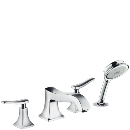 Смеситель для ванны Hansgrohe Metris Classic 31314000 хром, на 4 отверстия Смеситель для ванны Hansgrohe Metris Classic 31314000 хром, на 4 отверстия