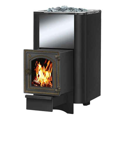 Чугунная печь для бани ВЕЗУВИЙ Сенсация 28 Антрацит (ДТ-4С) Чугунная печь для бани ВЕЗУВИЙ Сенсация 28 Антрацит (ДТ-4С)