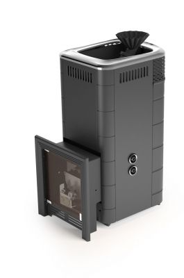 Газовая банная печь Таймыр XXL 2017 Carbon БСЭ ЗК ТО антрацит