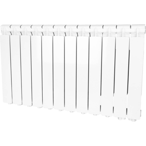 Радиатор алюминиевый STOUT Bravo  500 12 секций ( ниж. прав. )