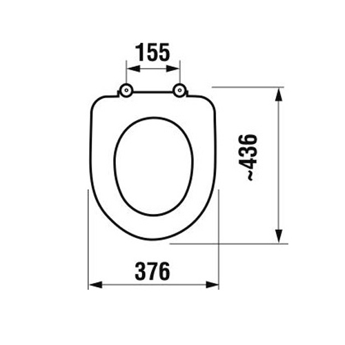 Сиденье для унитаза с крышкой Jika Olymp 932843000009 белый микролифт