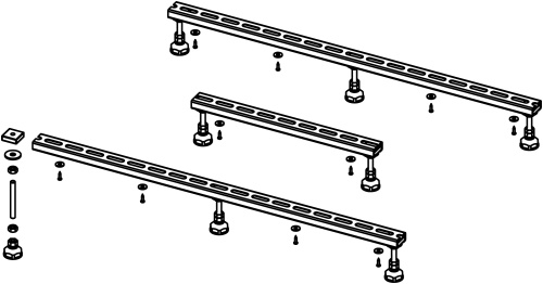 Ножки для душевого поддона Riho Basel POOTSET63