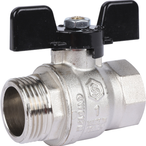 Кран шаровой 1"ВН стандарт, ручка бабочка Stout SVB-0014-000025 Кран шаровой 1"ВН стандарт, ручка бабочка Stout SVB-0014-000025