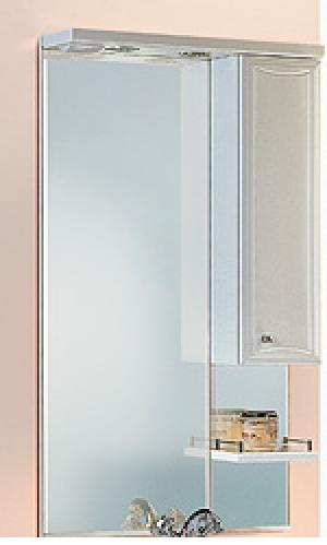 Зеркало шкаф AQWELLA  Барселона 55 белый Ba.02.55 Зеркало шкаф AQWELLA  Барселона 55 белый Ba.02.55