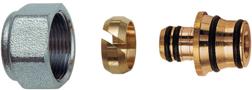 Концовка для м/п труб 20х2,9 с накидной гайкой М24х19 FAR