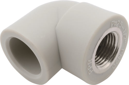 Угольник с резьбой FV-plast 16х1/2"В полипропилен AA218016012