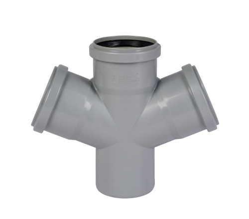Крестовина 75x67° одноплоскостная HTDA Ostendorf внутренняя канализация Крестовина 75x67° одноплоскостная HTDA Ostendorf внутренняя канализация