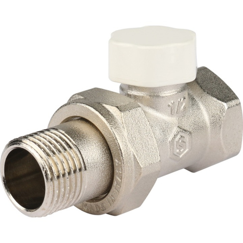Клапан Stout запорно-балансировочный, прямой 1/2" SVL-1176-000015 Клапан Stout запорно-балансировочный, прямой 1/2" SVL-1176-000015