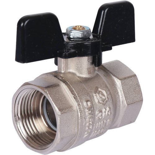 Кран шаровой 3/4"ВВ стандарт, ручка бабочка Stout SVB-0012-000020 Кран шаровой 3/4"ВВ стандарт, ручка бабочка Stout SVB-0012-000020