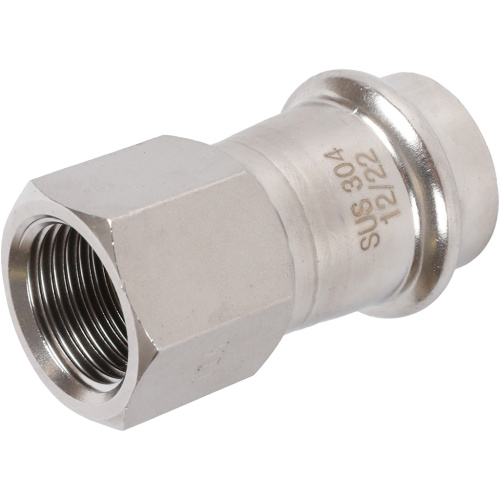 Соединитель ВПр-ВР 22x1/2" пресс, нержавеющая сталь Rommer Соединитель ВПр-ВР 22x1/2" пресс, нержавеющая сталь Rommer