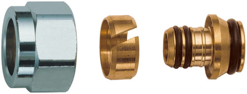 Концовка для м-пл. труб 16х2 евроконус 3/4" FAR