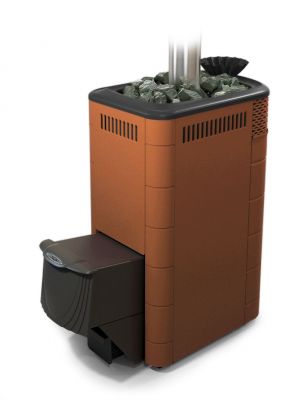 Банная печь Гейзер Супер XXL Inox ДА ЗК терракота Банная печь Гейзер Супер XXL Inox ДА ЗК терракота