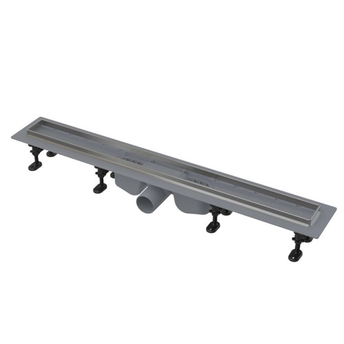 Душевой лоток Alcaplast Optima APZ22-950 с порогами из нержавеющей стали для перфорированной решетки или решетки под кладку плитки Душевой лоток Alcaplast Optima APZ22-950 с порогами из нержавеющей стали для перфорированной решетки или решетки под кладку плитки