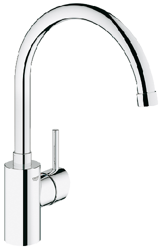 Смеситель для кухни Grohe Concetto 32661001 хром, регулируемый радиус вращения излива Смеситель для кухни Grohe Concetto 32661001 хром, регулируемый радиус вращения излива