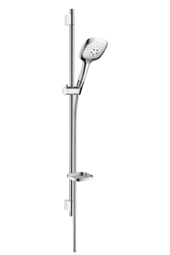 Душевой набор Hansgrohe Raindance Select E 150 3jet штанг 90см, с мыльницей, хром 27857000