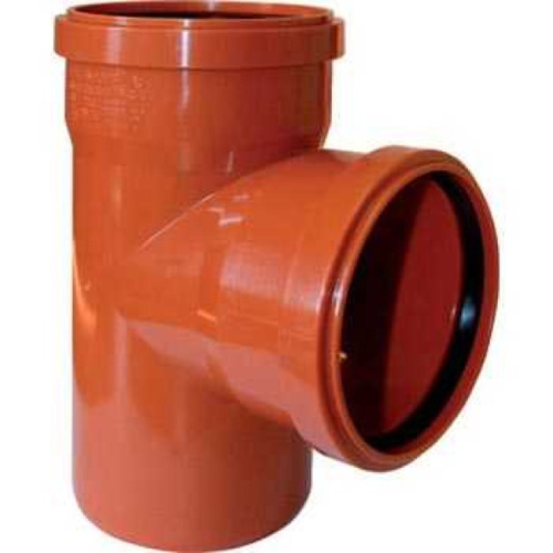 Тройник 500x110x87° прямой, НПВХ Хемкор наружная канализация Тройник 500x110x87° прямой, НПВХ Хемкор наружная канализация