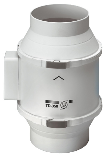 Вентилятор канальный TD 350/125 T Soler & Palau Вентилятор канальный TD 350/125 T Soler & Palau