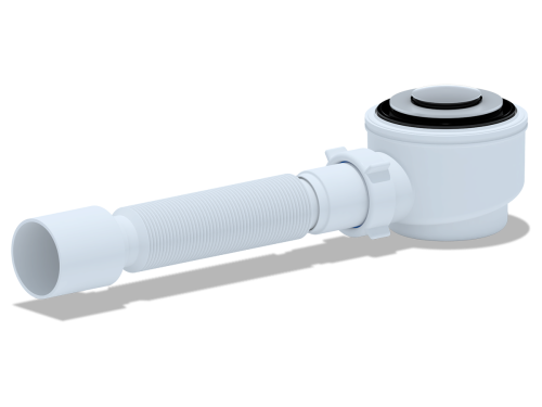Сифон для душевого поддона click-clack 1 1/2" с гофрой 40/50 ANI E415CL Сифон для душевого поддона click-clack 1 1/2" с гофрой 40/50 ANI E415CL