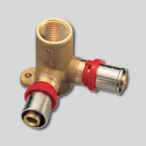 Водорозетка проходная пресс Tiemme 20x1/2"В H=53 металлопластик 1650171