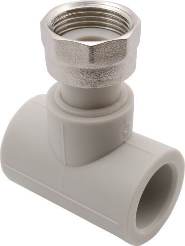 Тройник с накидной гайкой FV-plast 32х3/4"Вx32 полипропилен AA228020037