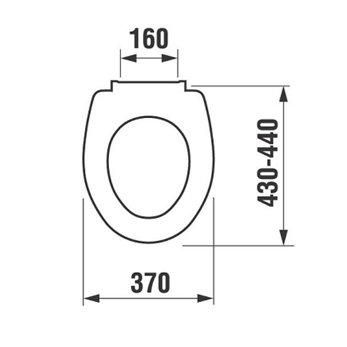 Сиденье для унитаза с крышкой Jika Olymp 916403000639 белый