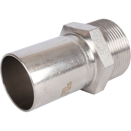 Вставка переходная НПр-НР 42x11/2" пресс, нержавеющая сталь Rommer Вставка переходная НПр-НР 42x11/2" пресс, нержавеющая сталь Rommer