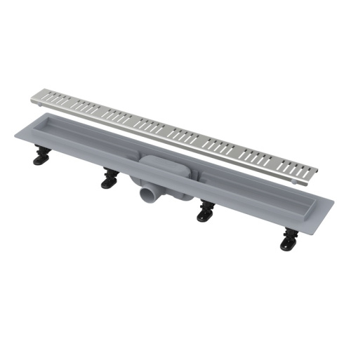 Душевой лоток Alcaplast Simple APZ10-850M, L 850 мм пластик, с решеткой из нержавеющей стали, матовый Душевой лоток Alcaplast Simple APZ10-850M, L 850 мм пластик, с решеткой из нержавеющей стали, матовый