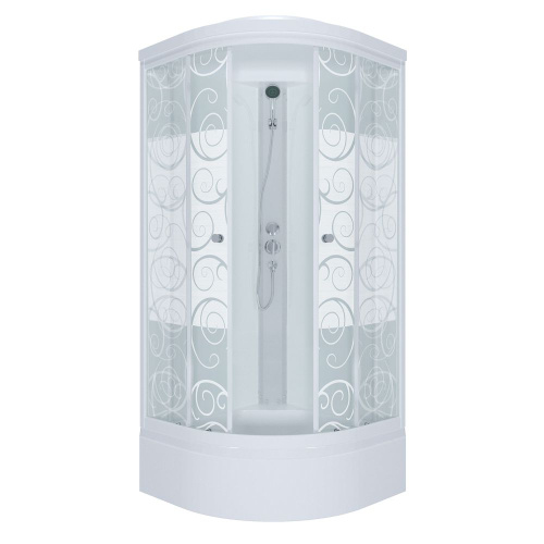 Душевая кабина 90x90 Triton Стандарт В стекло узоры DK174