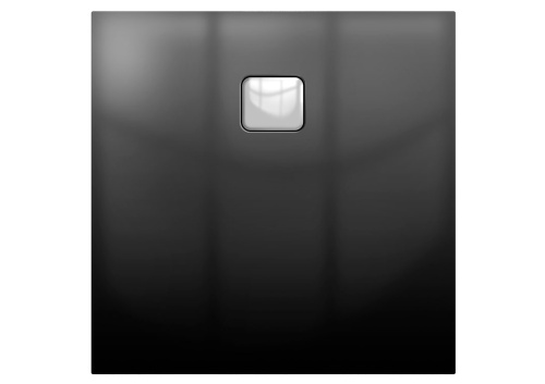 Душевой поддон 100x100 Riho BASEL 430 DC34160 черный глянец, квадратный, акриловый